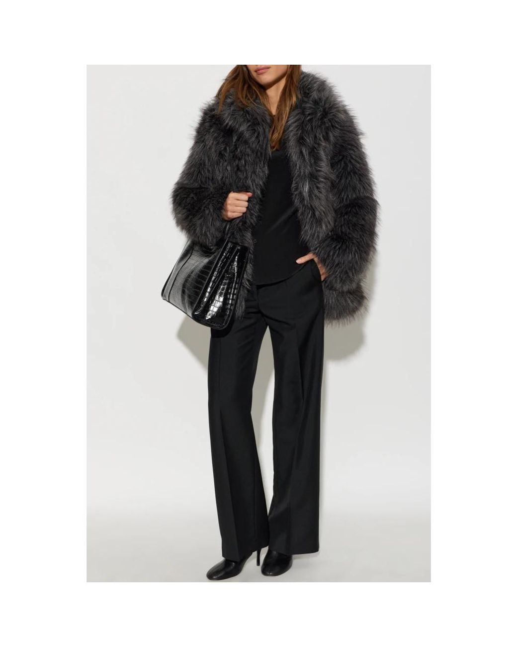 Zadig & Voltaire Black Faux Fur & Shearling Jackets