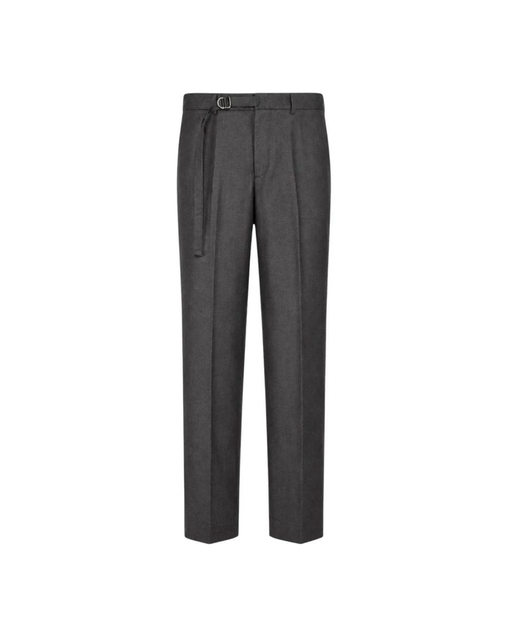 White Sand Gray Suit Trousers for men