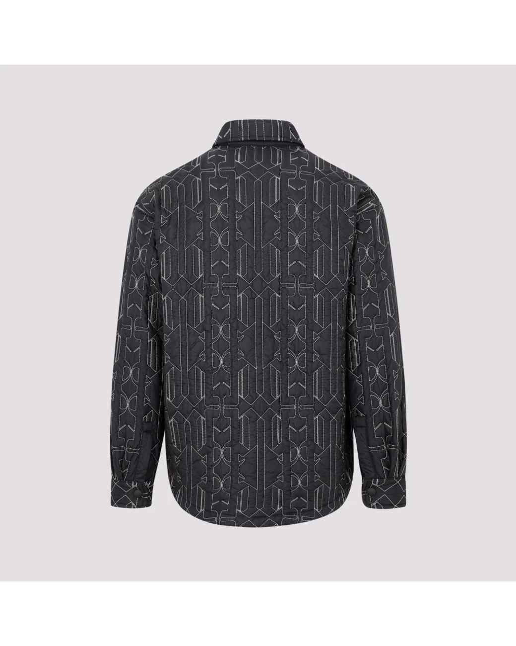 Palm Angels Gray Casual Shirts for men