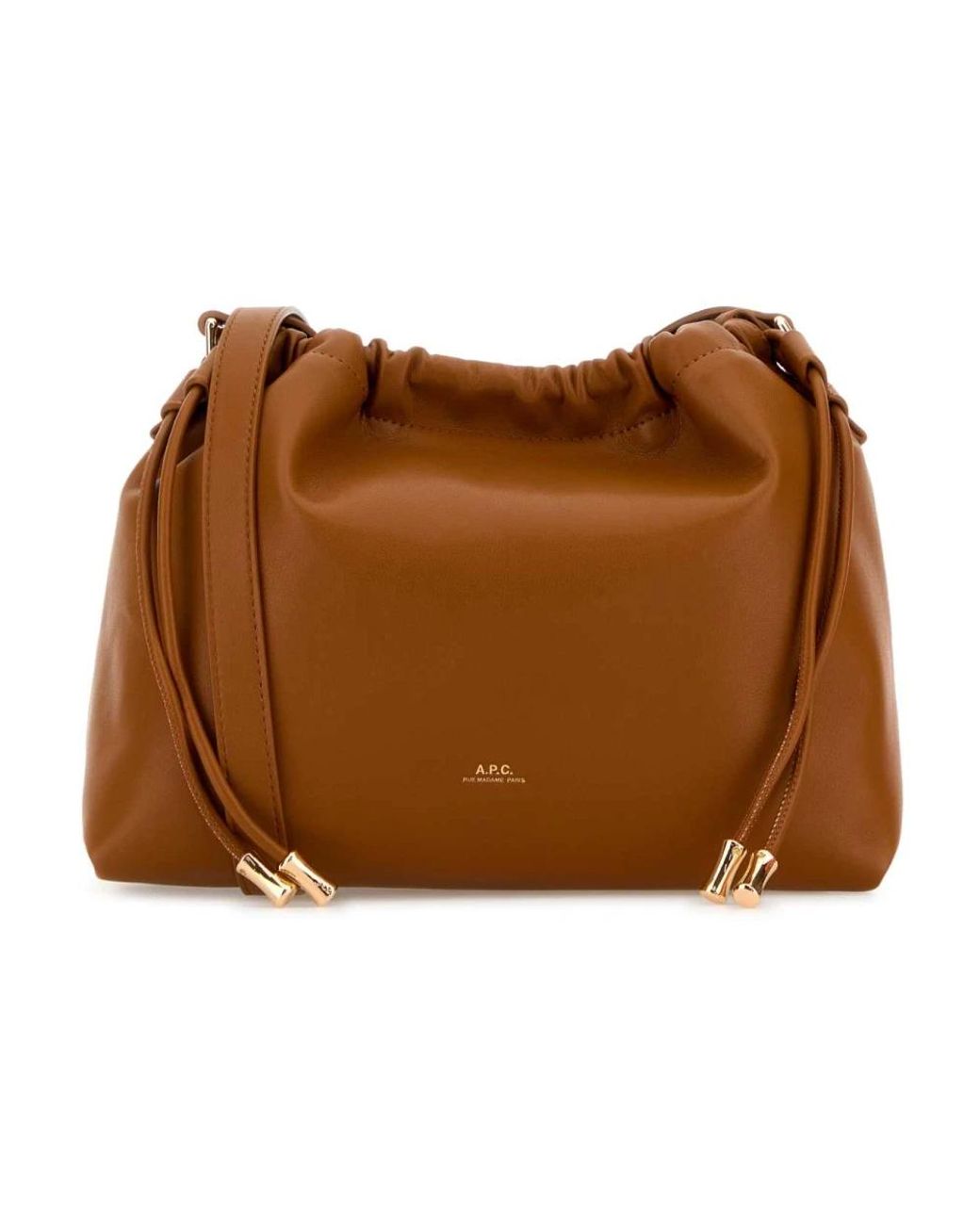 A.P.C. Brown Bucket Bags