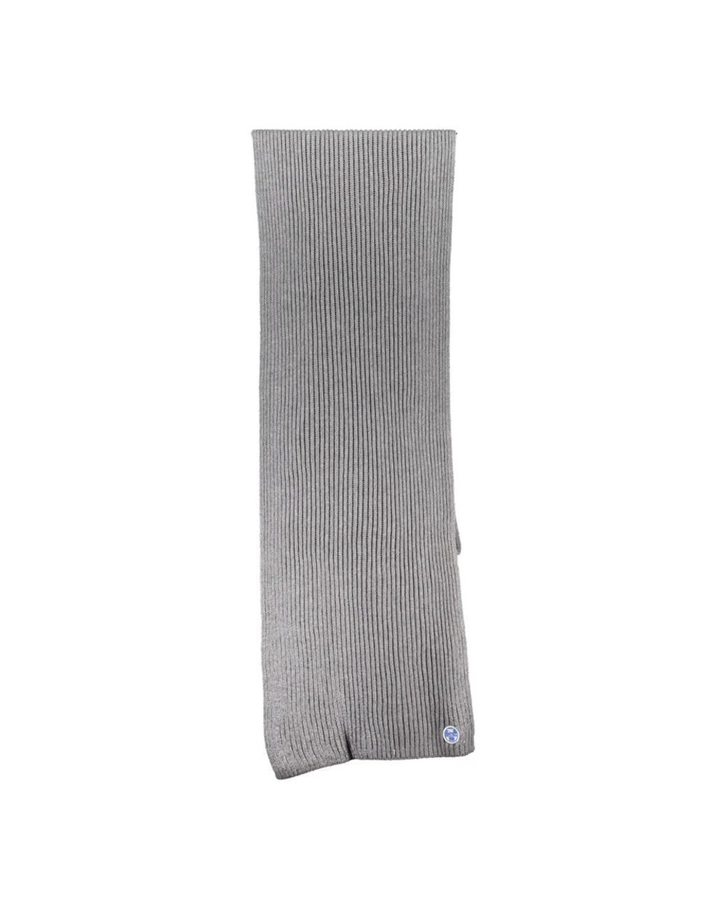 North Sails Gray Winter Scarves for men