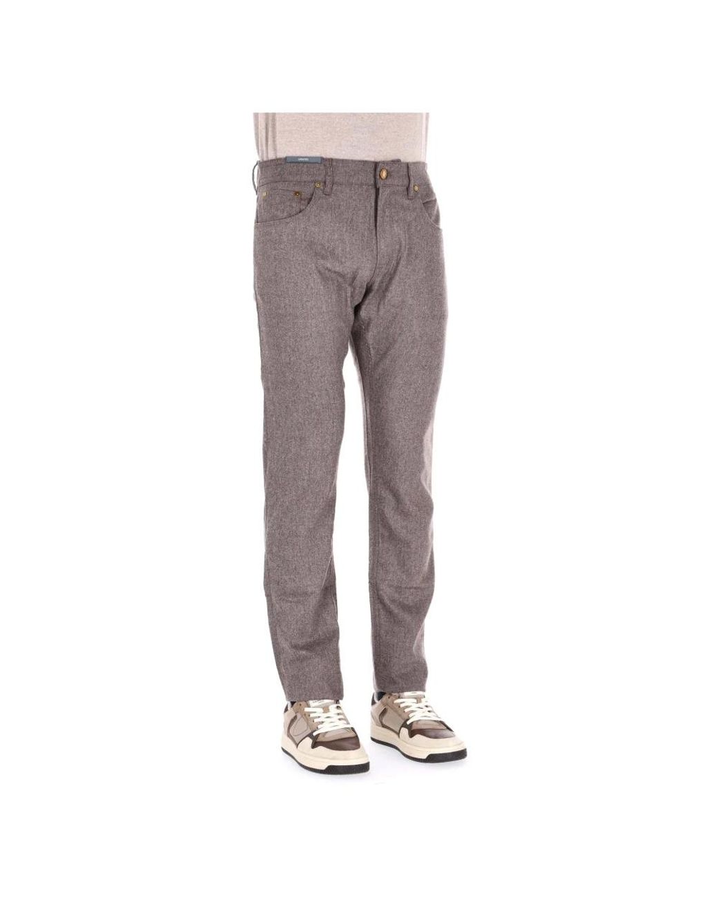 PT Torino Gray Slim-Fit Jeans for men