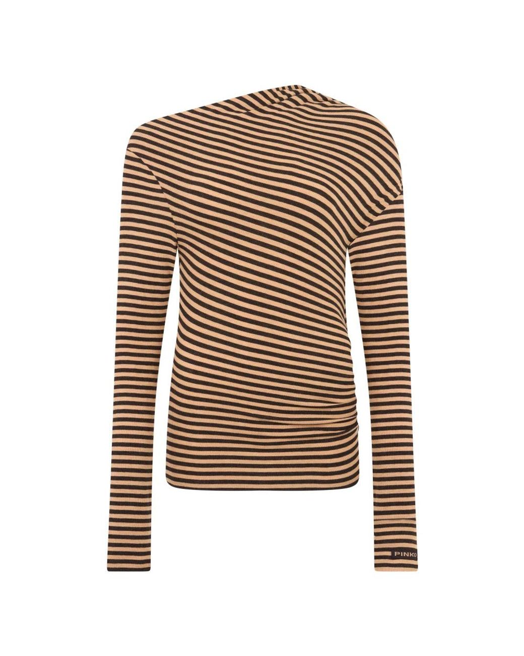 Pinko Brown Long Sleeve T-Shirts