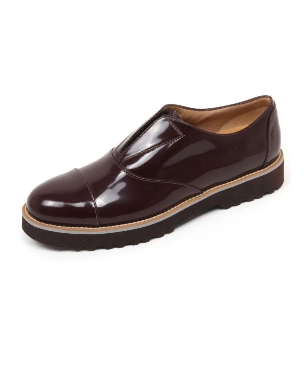 Flats Hogan de color Brown