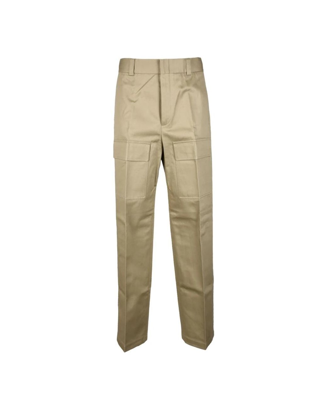 Gucci Broeken ,Katoen Cargo Stijl Katoenen Broek Met Zakken in het Natural voor heren