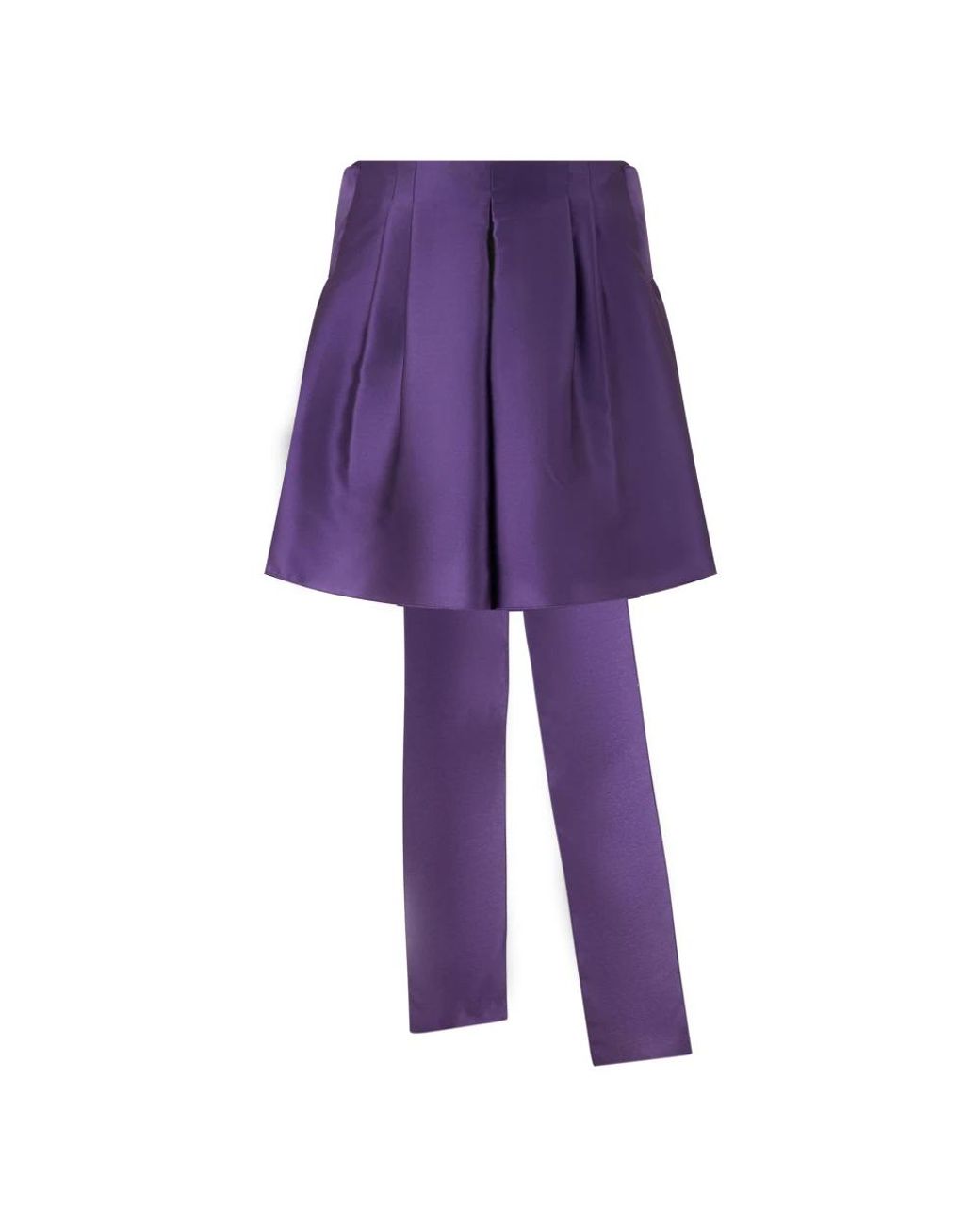 Alberta Ferretti Purple Short Skirts