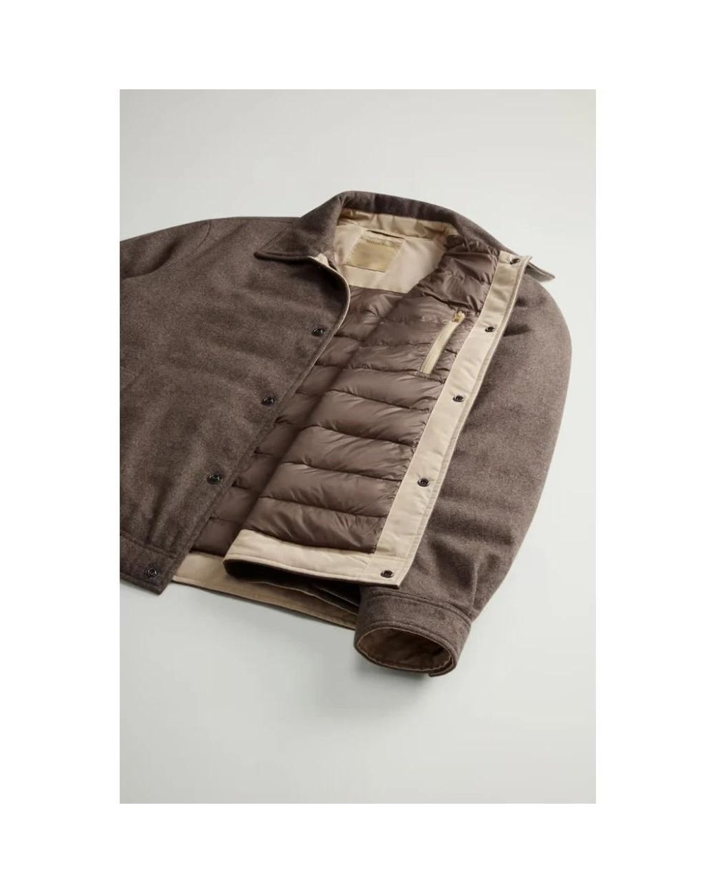 Down Jackets di Woolrich in Brown da Uomo