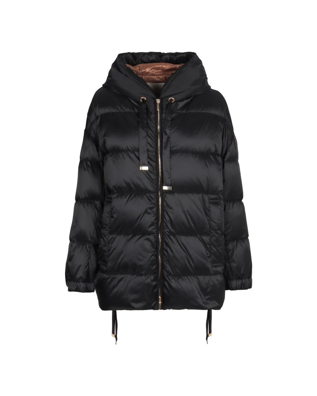 Max Mara Black Down Jackets
