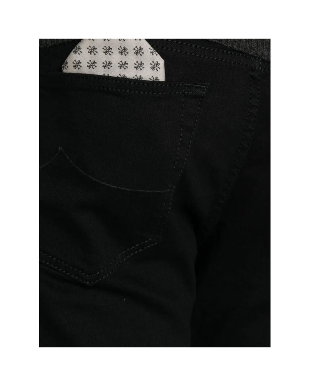 Jacob Cohen Black Straight Fit Jeans for men