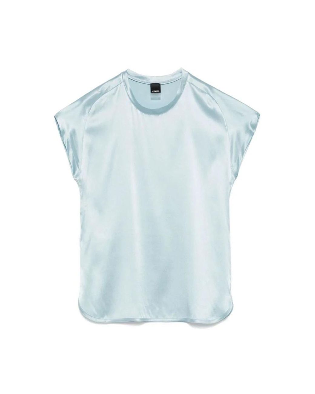 Pinko Overhemden ,Blauw ,Satijn Farida Blouse in het Blue