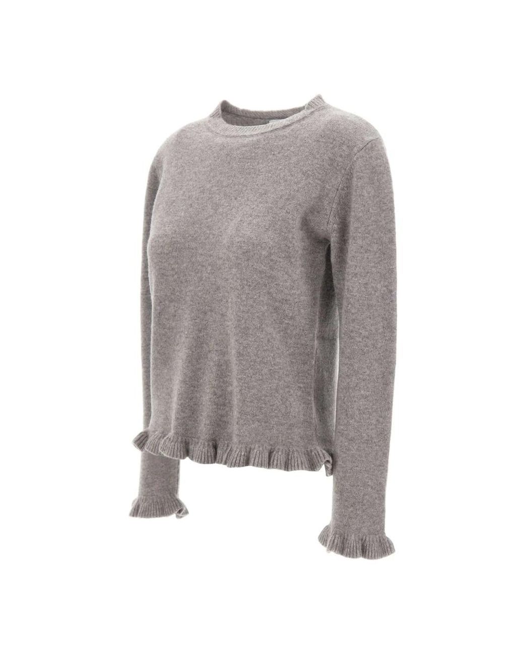 Kaos Gray Round-Neck Knitwear