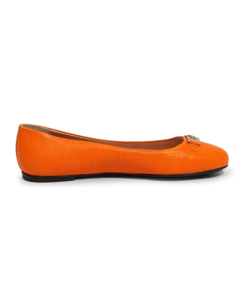 La Martina Orange Ballerina Shoes