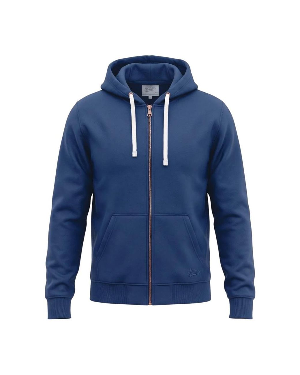 Bl'ker Blue Zip-Throughs for men