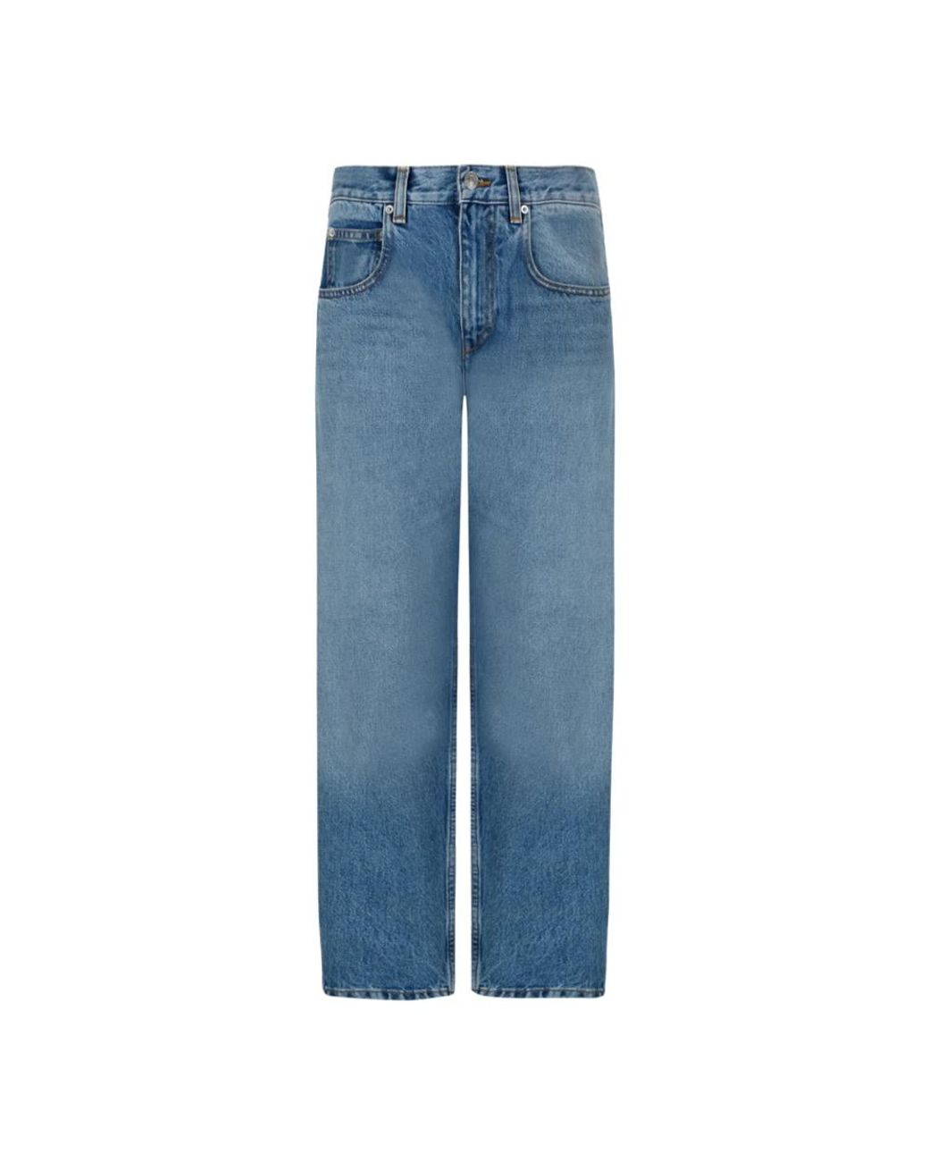 Isabel Marant Blue Straight Fit Jeans