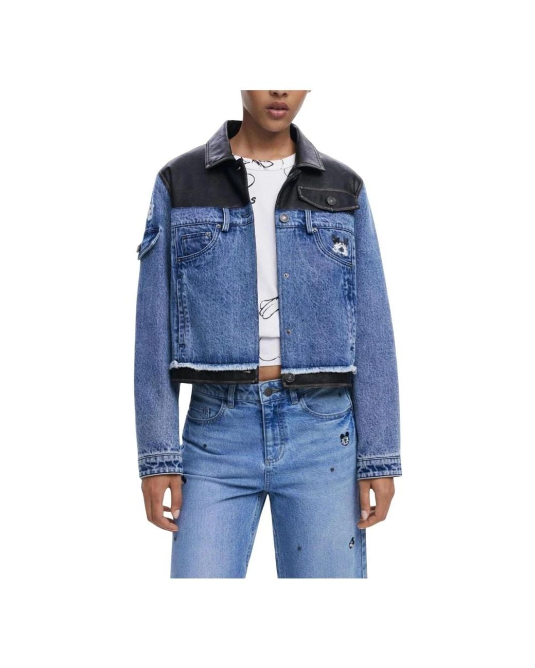 Denim Jackets Desigual en coloris Blue