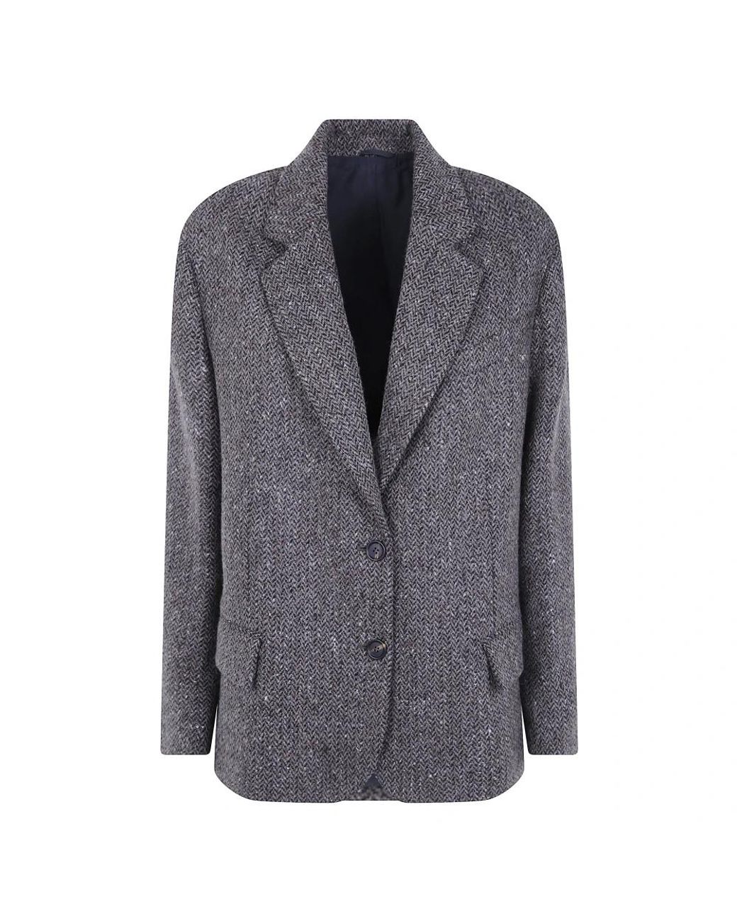 Brunello Cucinelli Gray Blazers