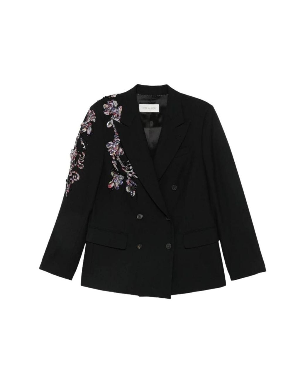 Dries Van Noten Black Blazers