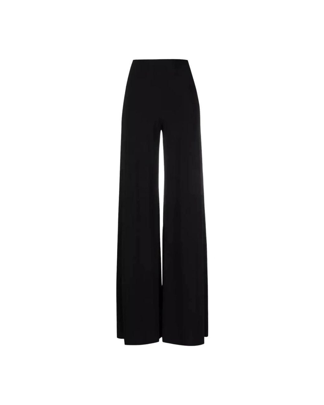 Norma Kamali Black Wide Trousers