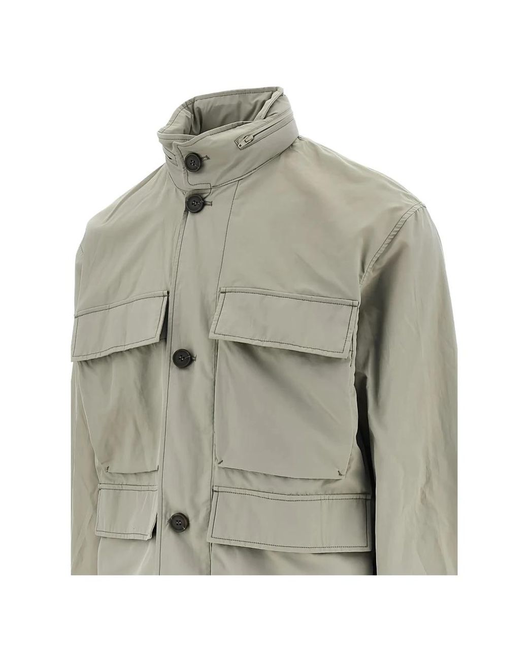 Emporio Armani Gray Light Jackets for men