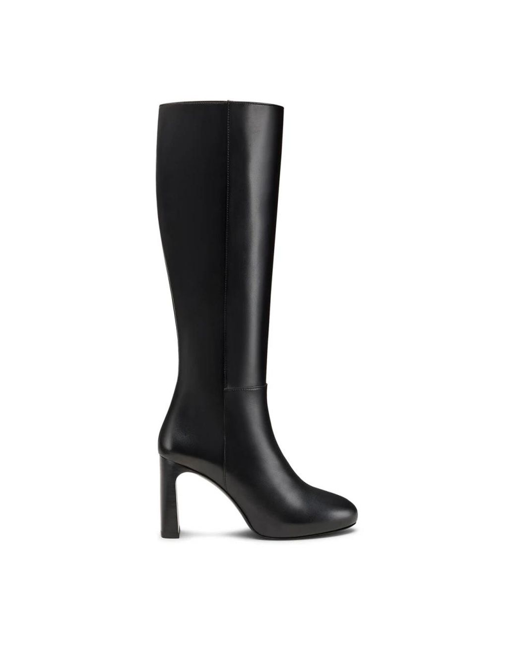 Stuart Weitzman Schoenen ,Zwart ,Leer Babette Platform Zip Boot in het Black