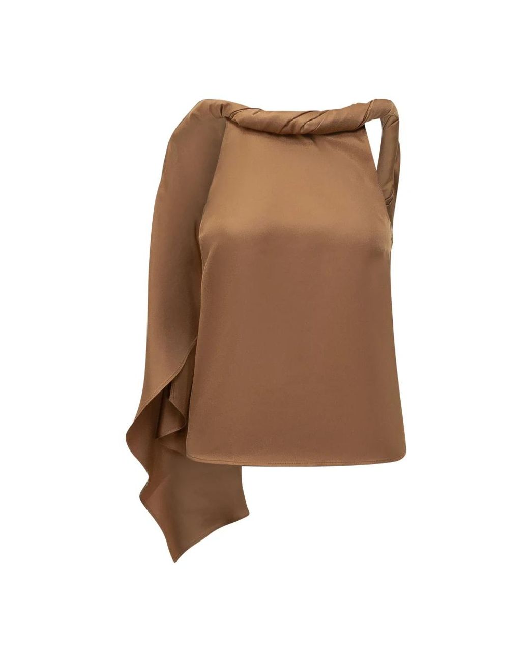 Loulou de Saison Brown Sleeveless Tops