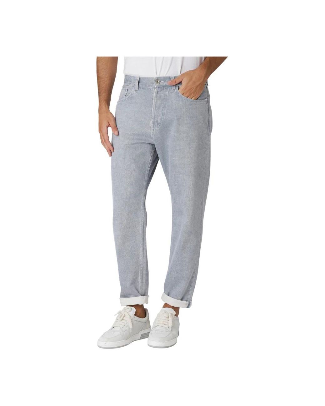Eleventy Gray Straight Fit Jeans for men
