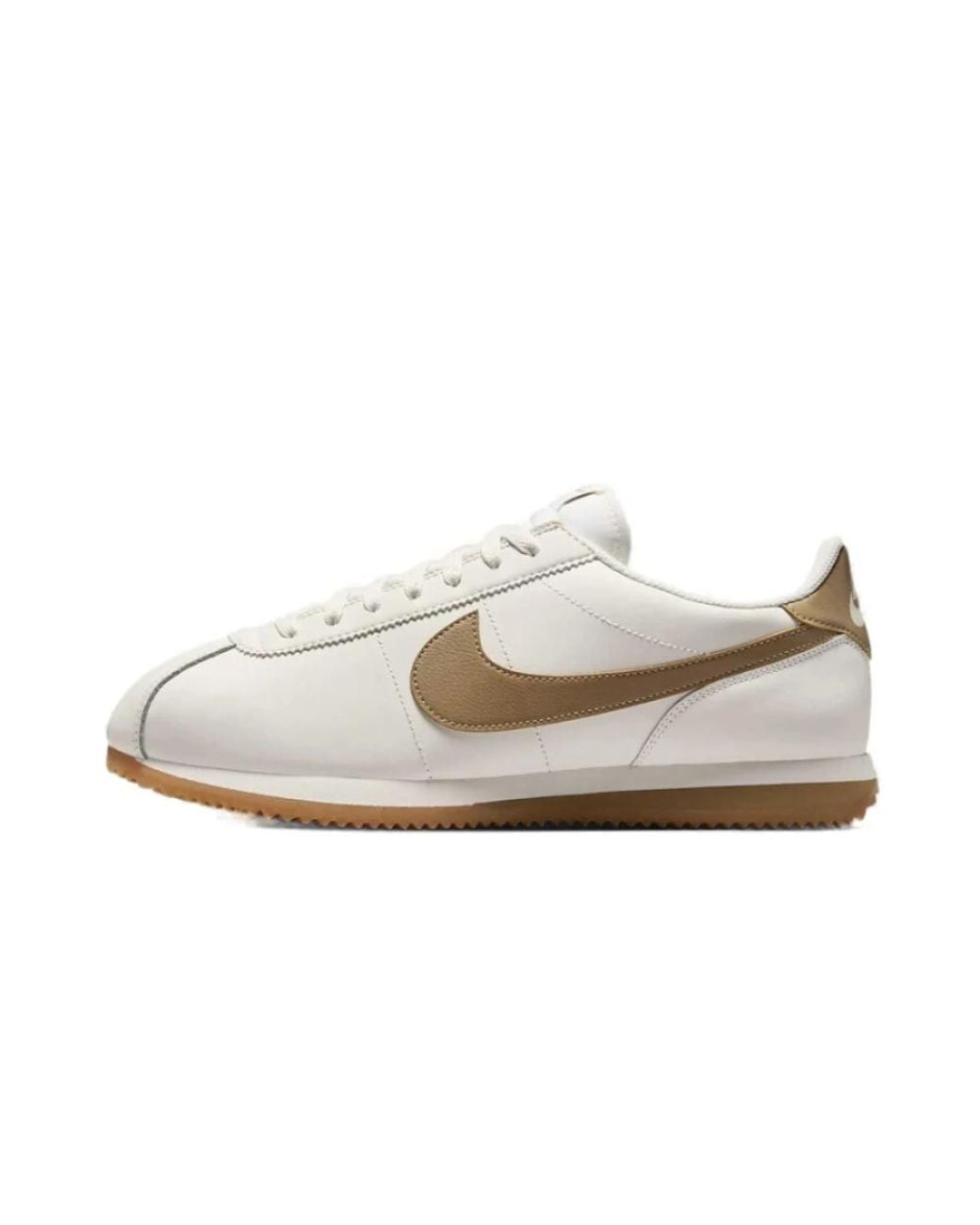 Nike White Cortez Leder