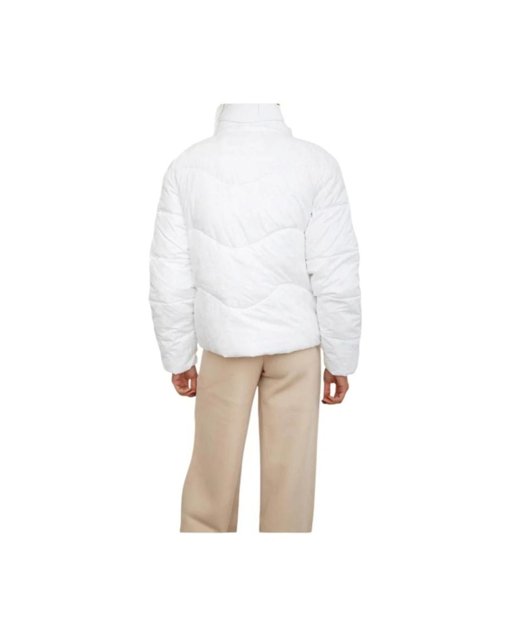 EA7 White Winter Jackets
