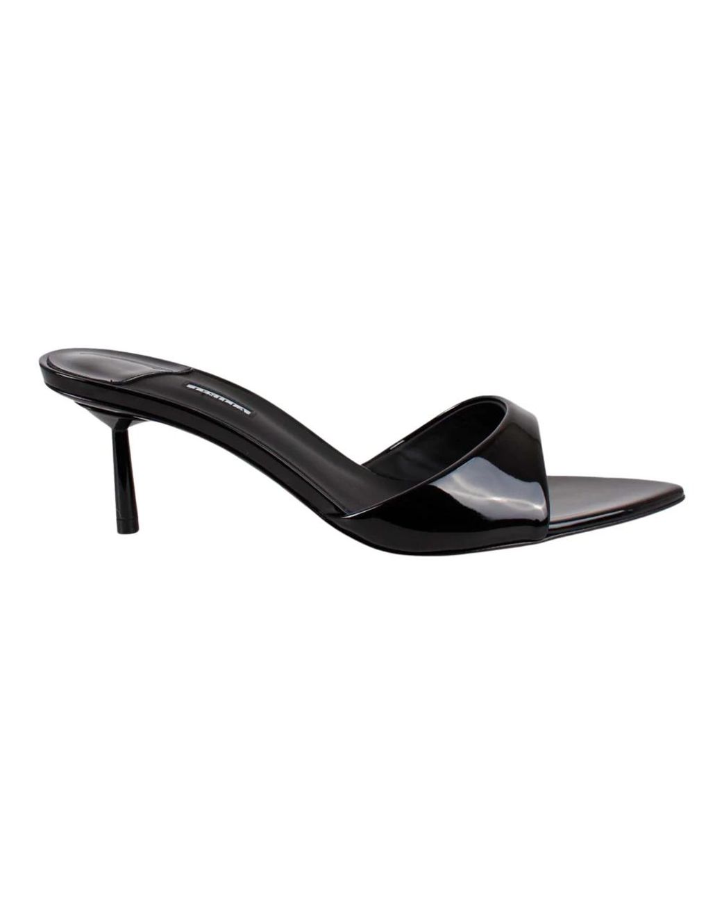 Le Silla Black Heeled Mules
