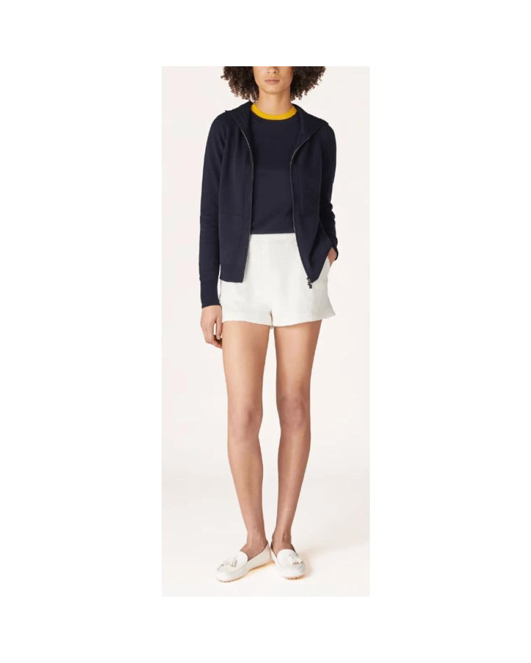 Loro Piana Blue Zip-Throughs