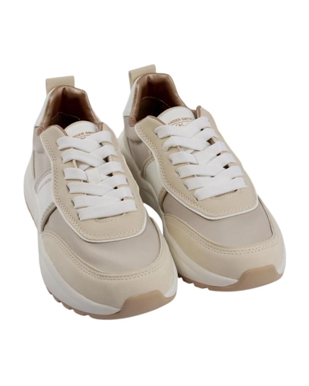 Alexander Smith Gray Dover creme sneakers