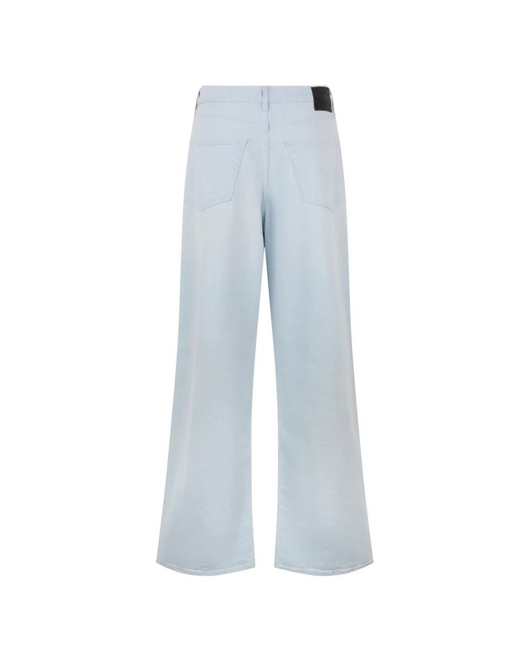 R13 Blue Wide Jeans