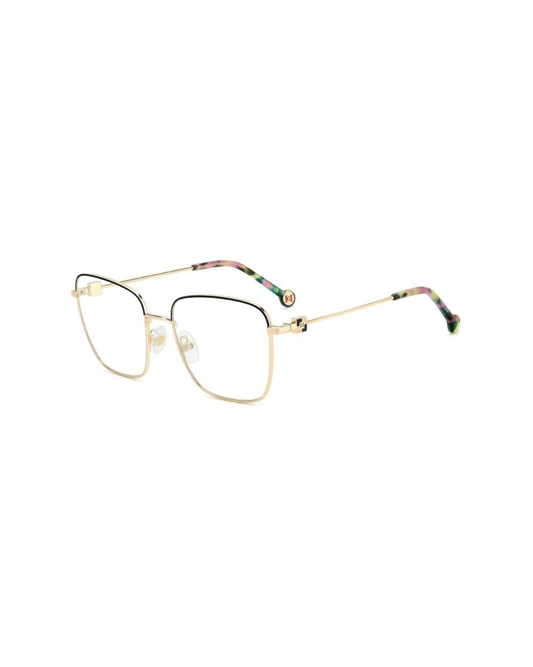 Carolina Herrera Optical Frame in het Metallic