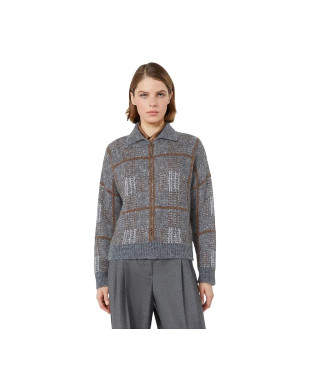 Cardigans Max Mara de color Gray