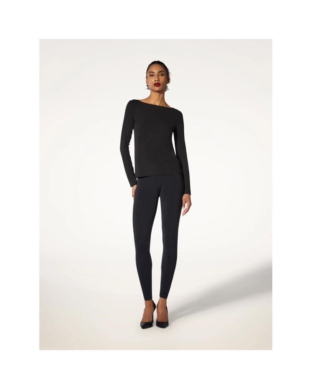 Wolford Black Long Sleeve T-Shirts