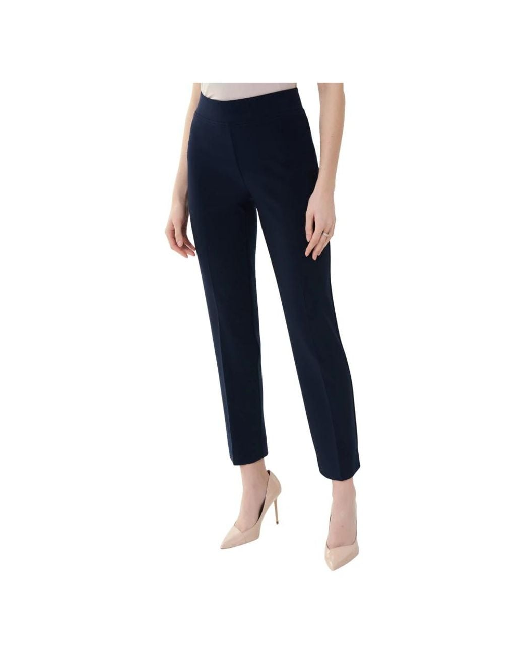 Joseph Ribkoff Blue Cropped Trousers
