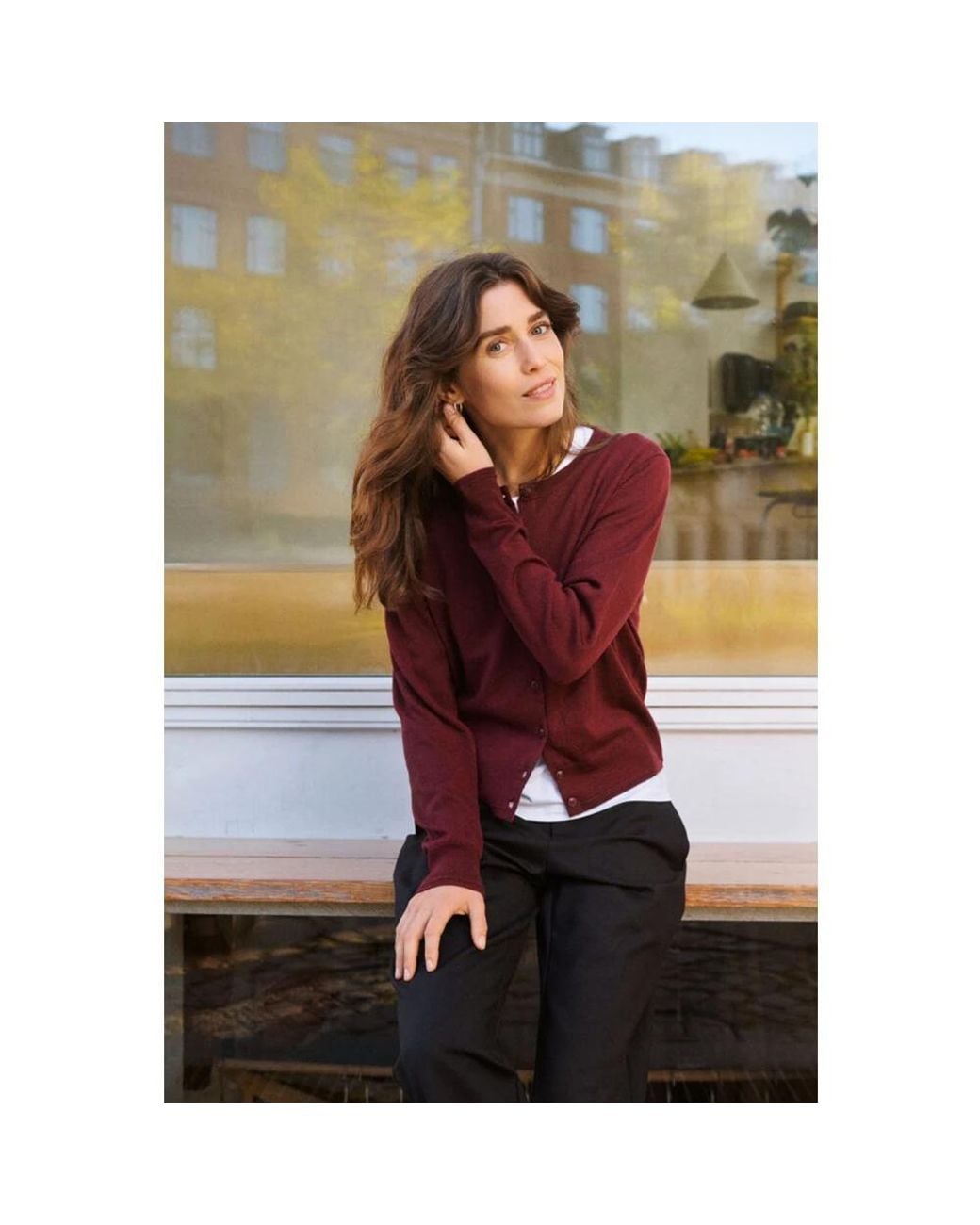 Cardigans Part Two de color Purple