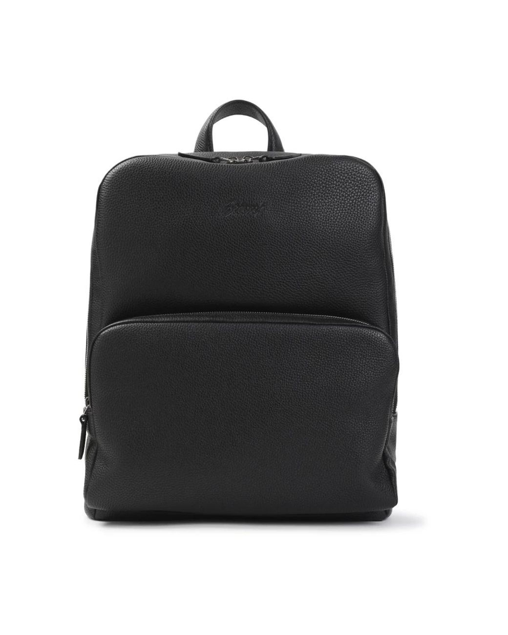 Brioni Black Backpacks for men