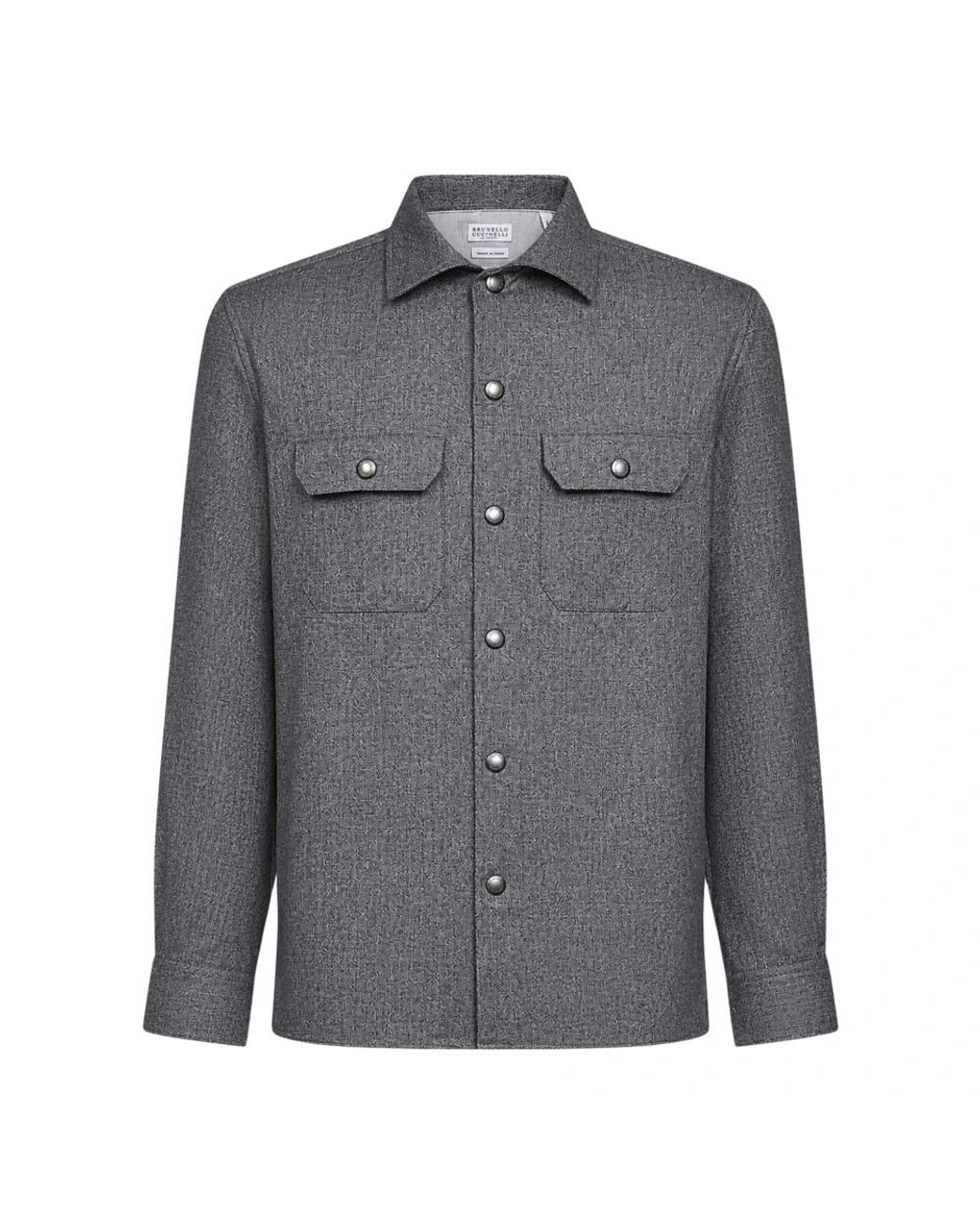 Brunello Cucinelli Gray Light Jackets for men