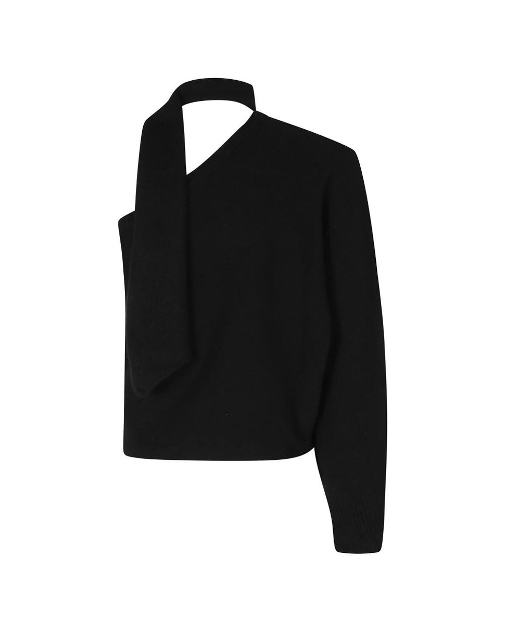 FEDERICA TOSI Black Round-Neck Knitwear