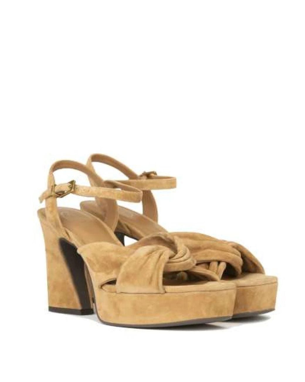Ash Metallic High Heel Sandals