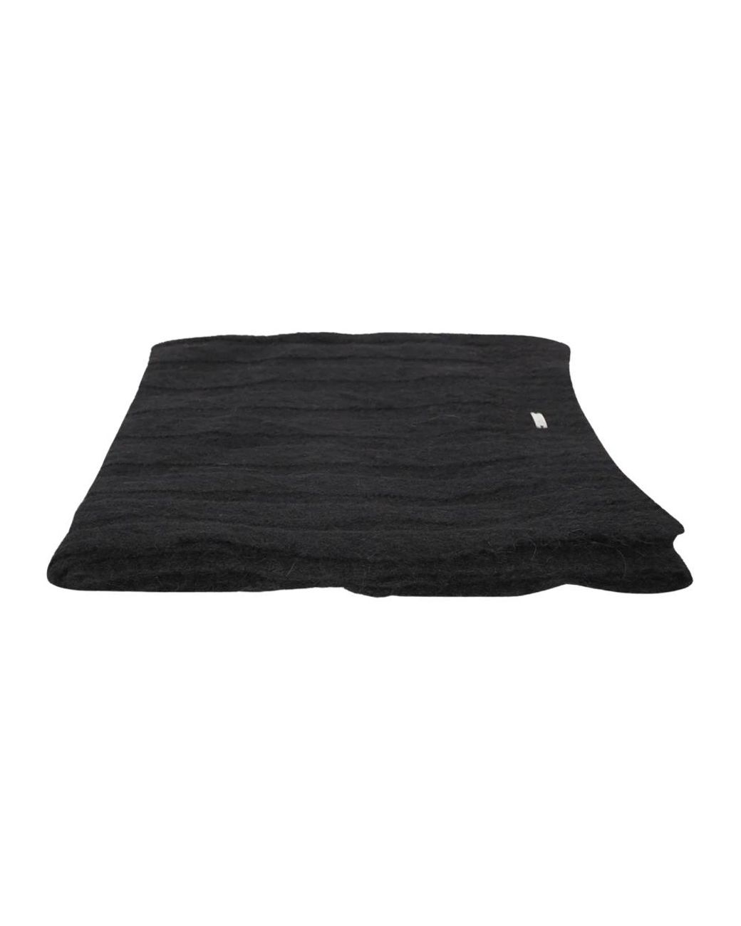 Herno Black Winter Scarves