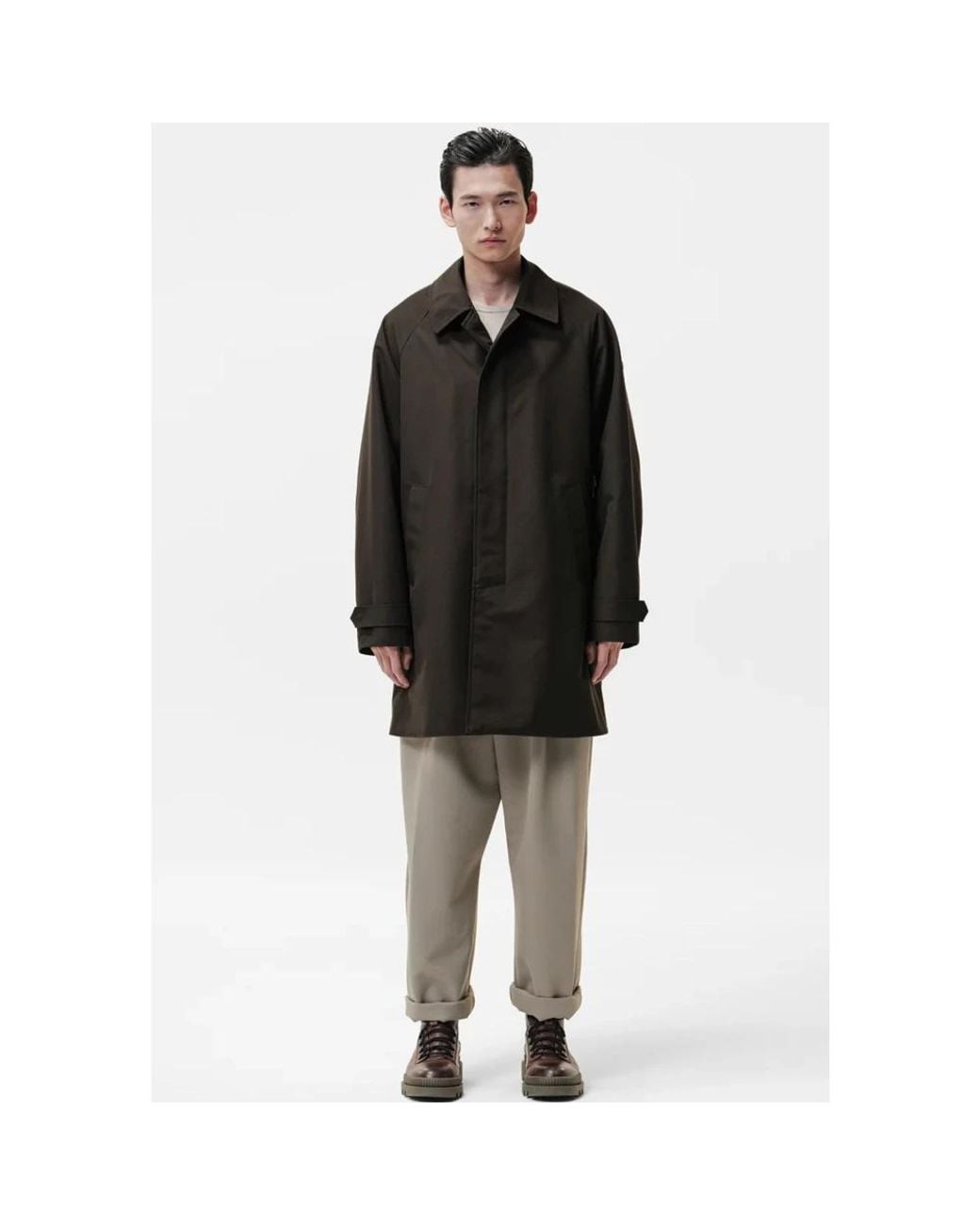 DUNO Black Parkas for men