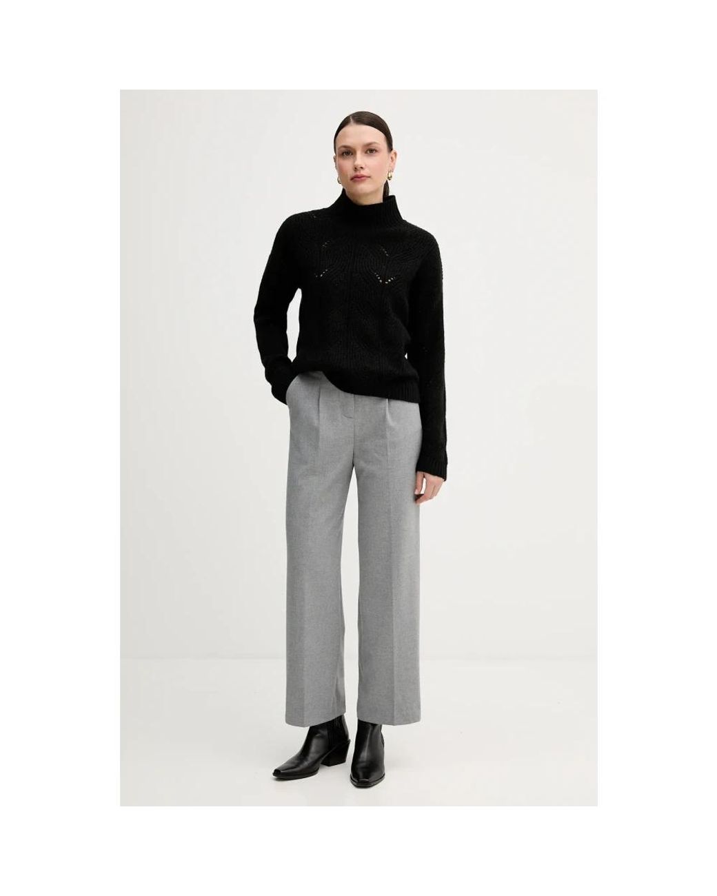 Turtlenecks Benetton de color Black