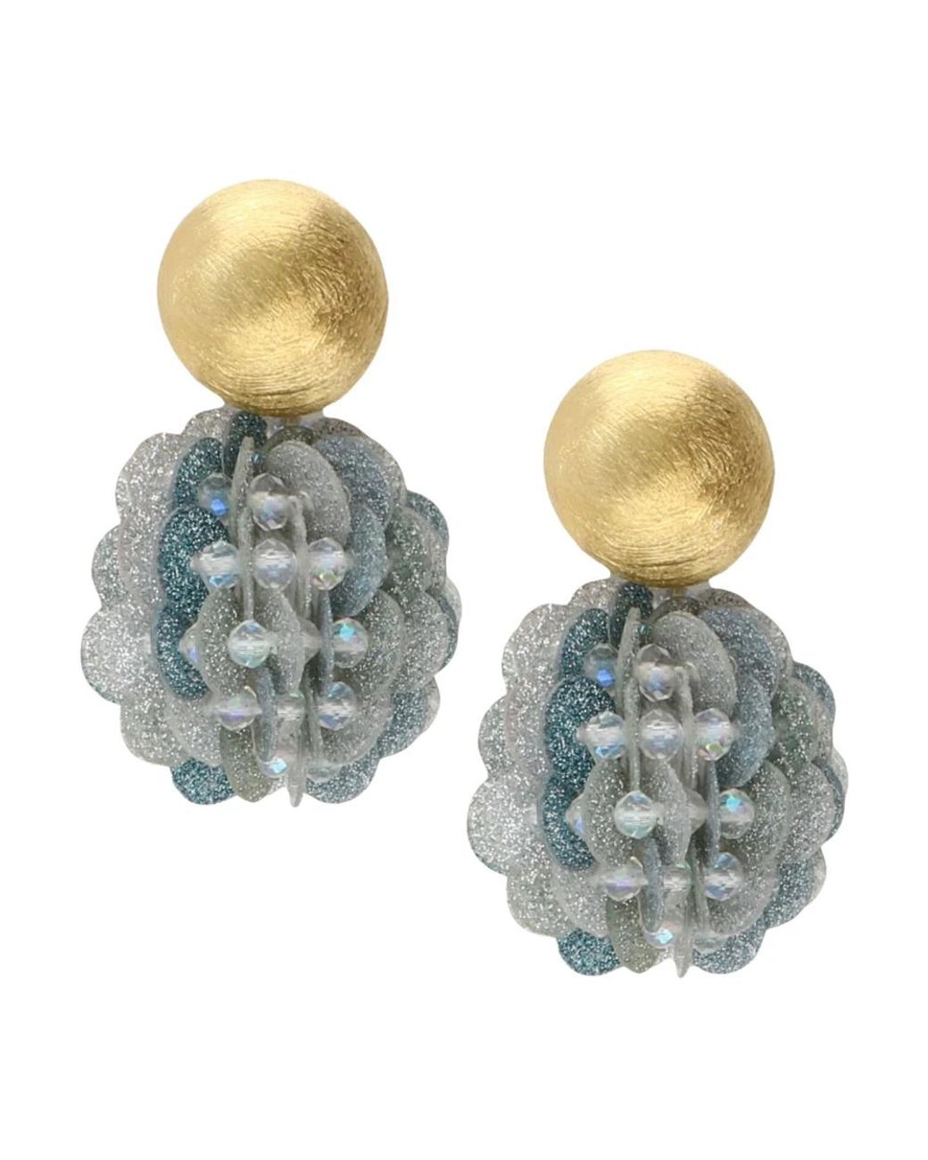 LOTT.gioielli Fine Sequin Globe S in het Blue