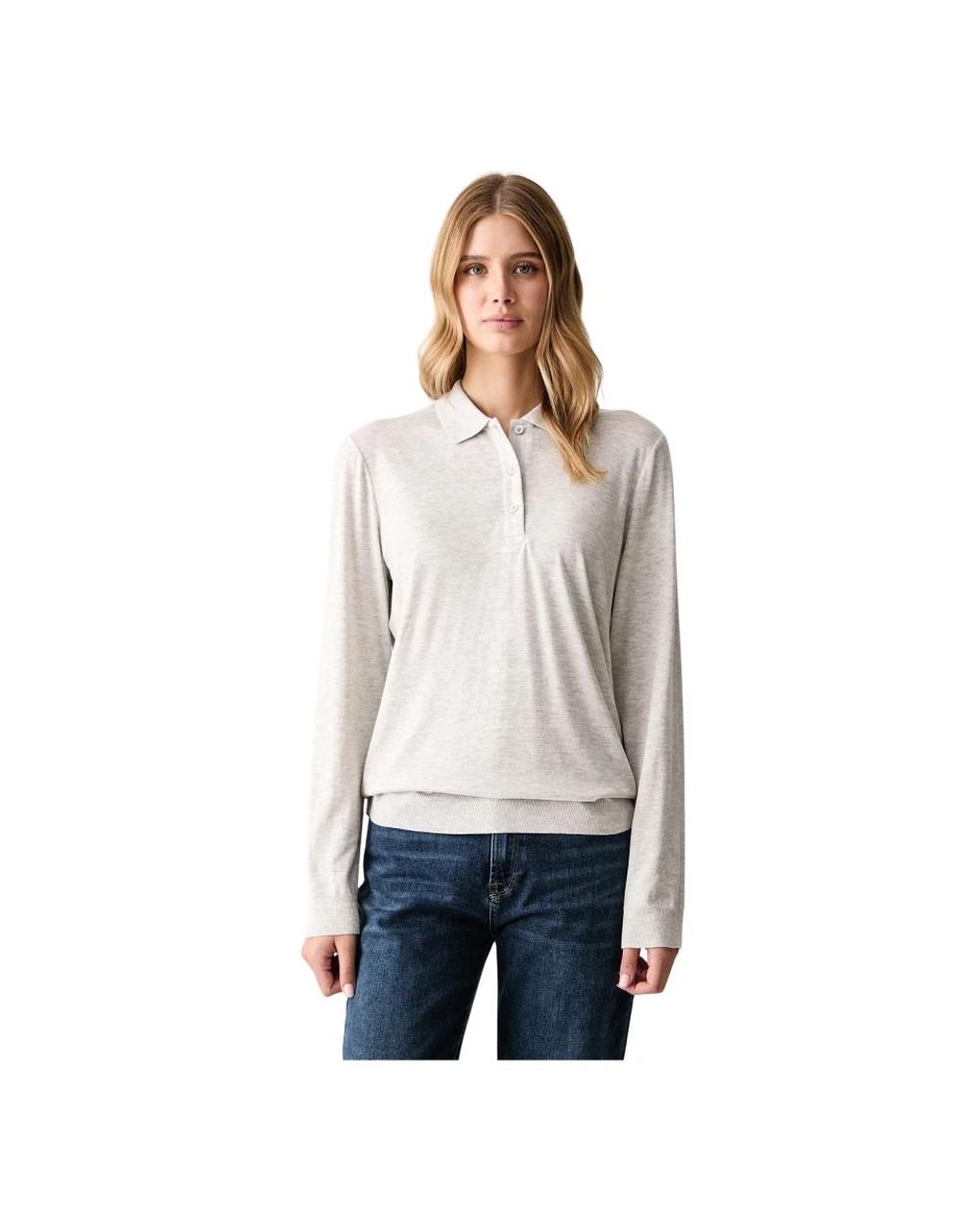 Gant White Langarm