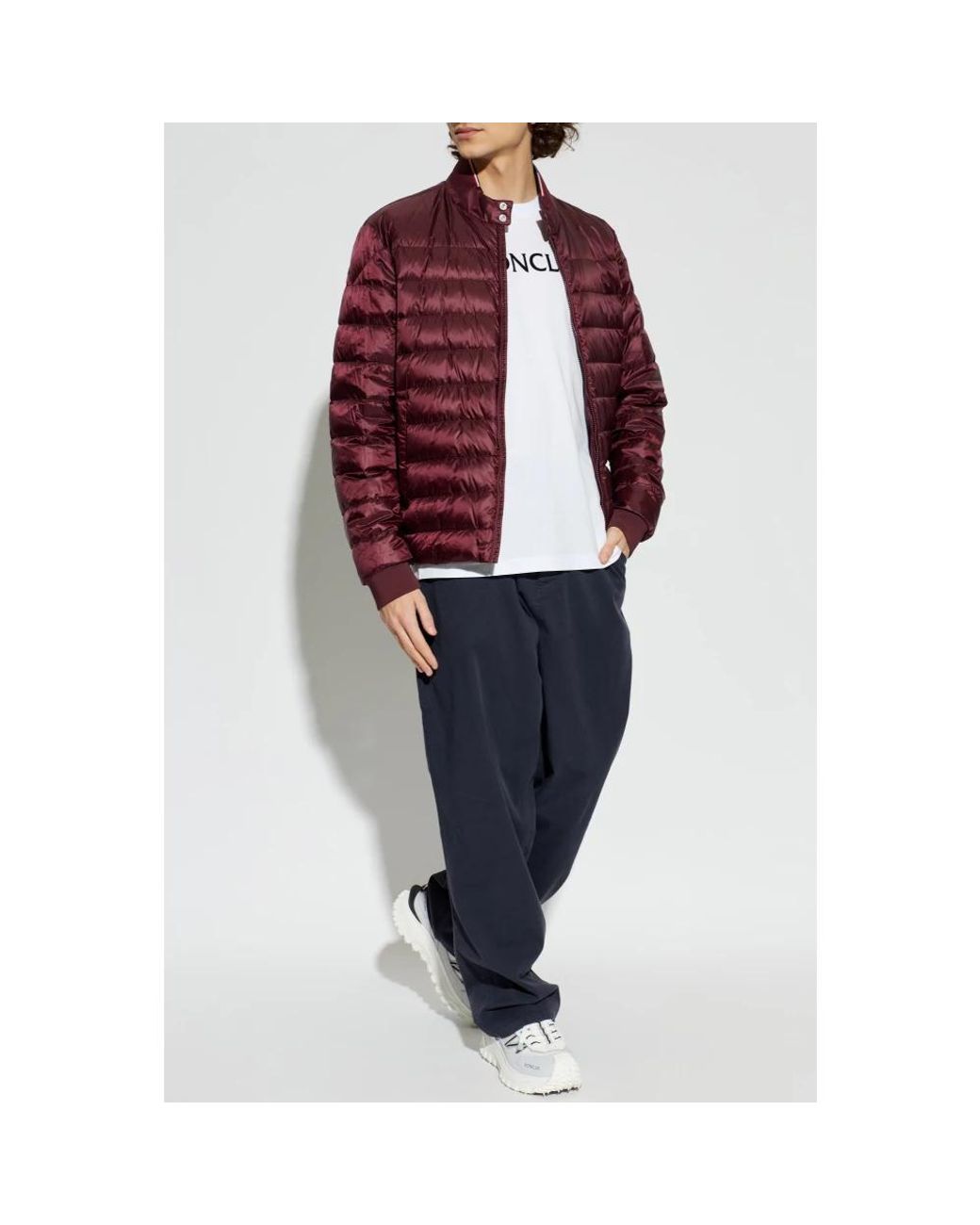 Moncler White Long Sleeve Tops for men