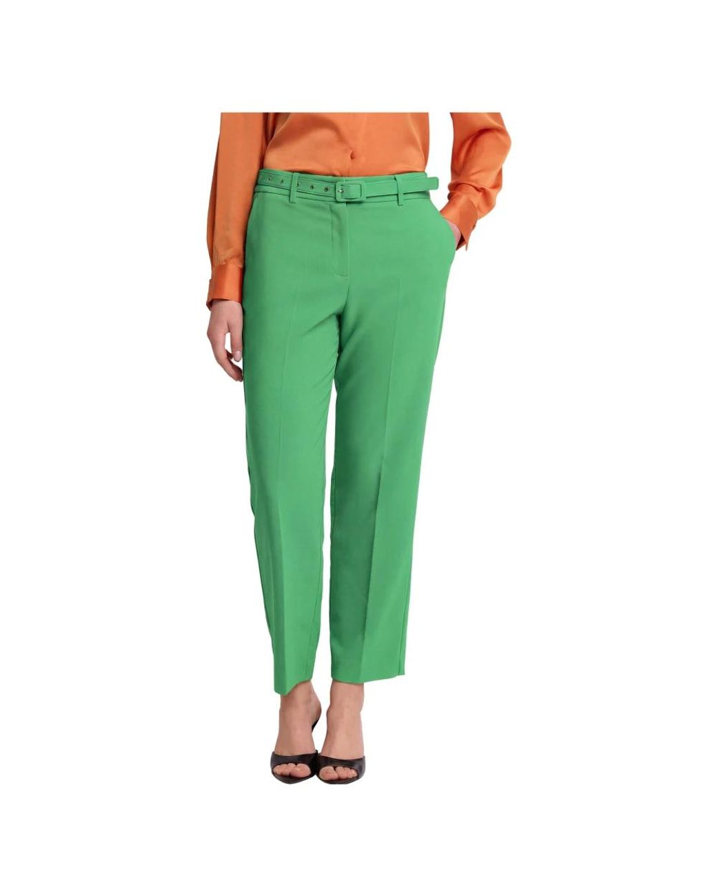 Kocca Green Straight Trousers