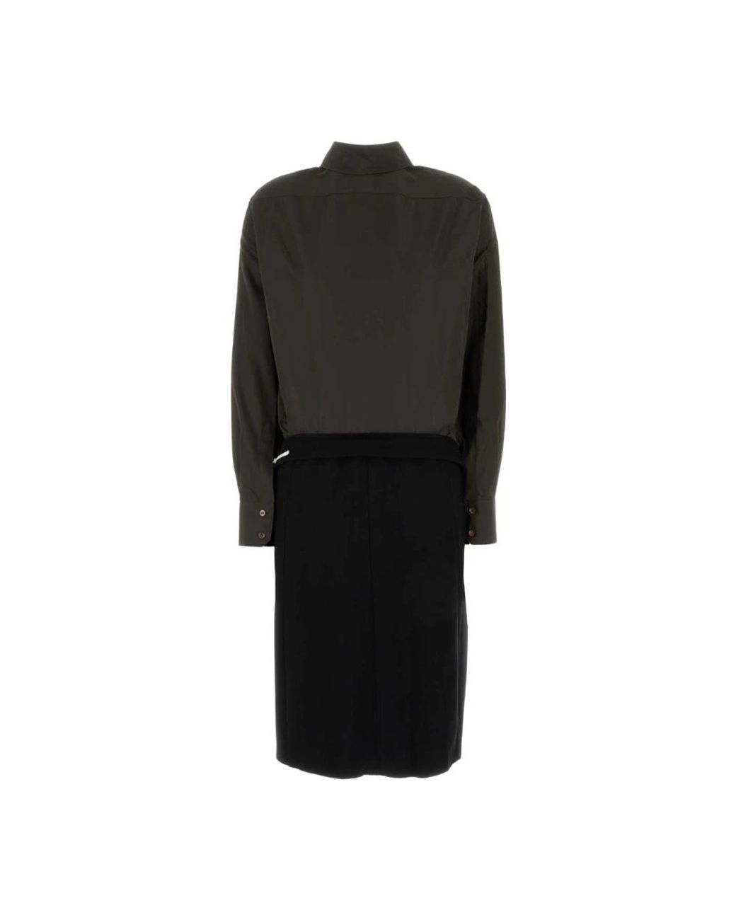 Maison Margiela Black Shirt Dresses