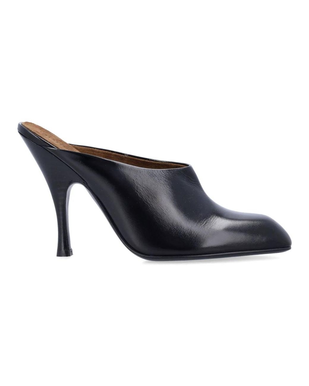 Khaite Blue Heeled Mules